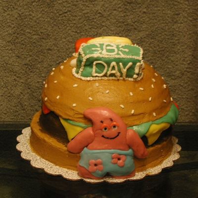 Back View Of Crabby Patty