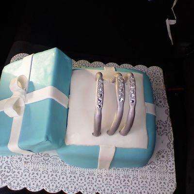 Tiffiany Box , Stackable Rings