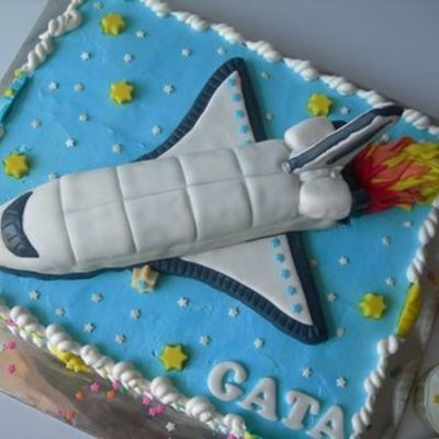 Rocket Birthday Cake