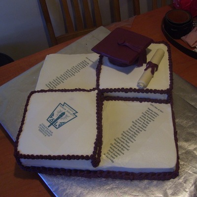 National Honor Society Graduation Cake