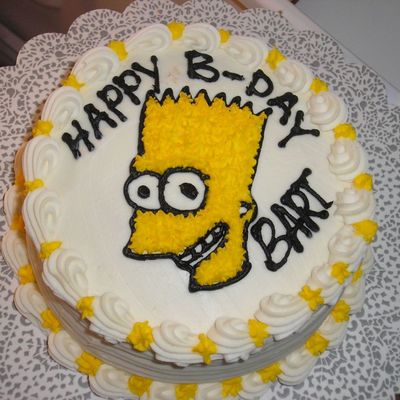 Bart Simpson Cake