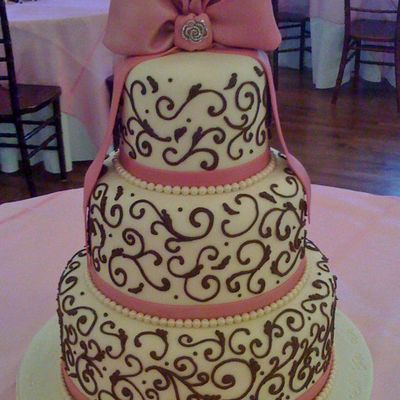 Chocolate Scrolls & Bow