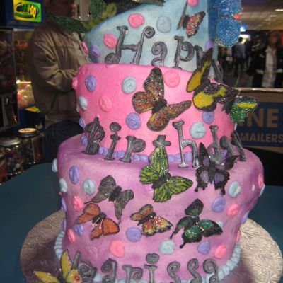 Topsy Turvy With Butterflies