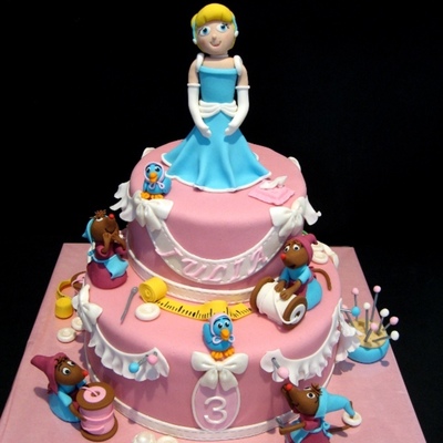 Cinderella With Her Friends