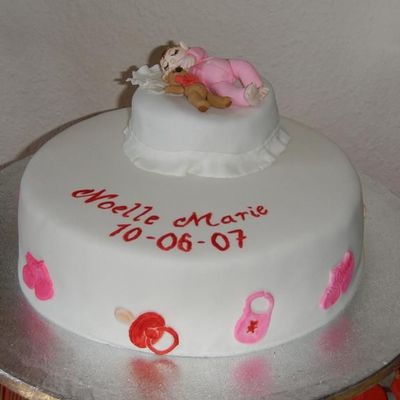 First Time Christening Cake