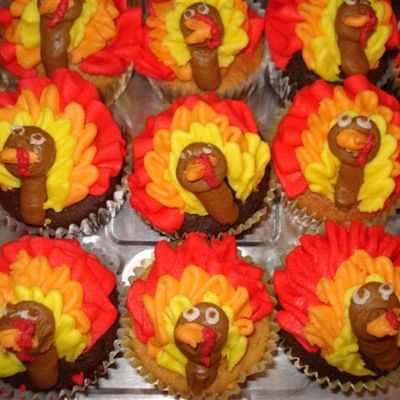 Turkey Cupcakes