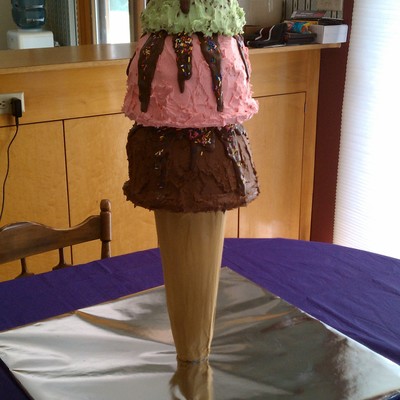 3D Ice Cream Cone