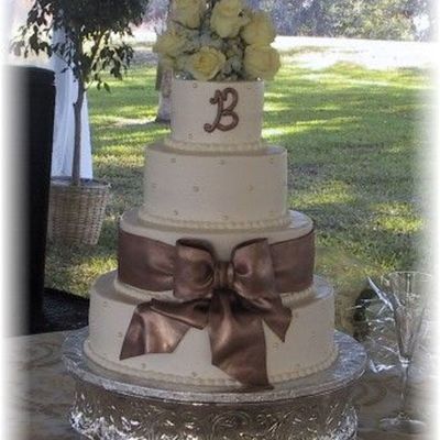 Fondant Ribbon Wedding