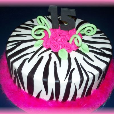 Zebra / Marabou Cake