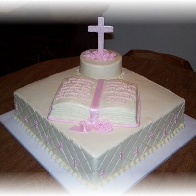Baby Dedication Cake