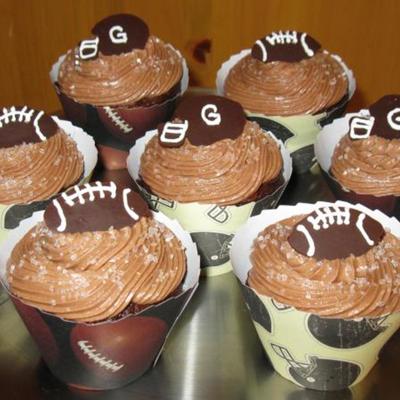Football Cupcakes