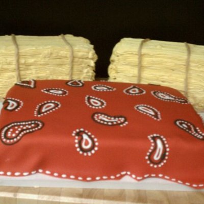 Hay Bale And Bandana