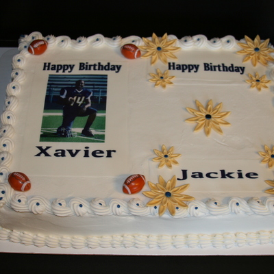 Mother And Son Birthday Cake