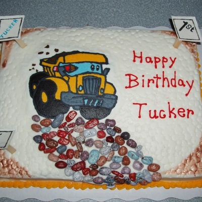 Dump Truck Cake