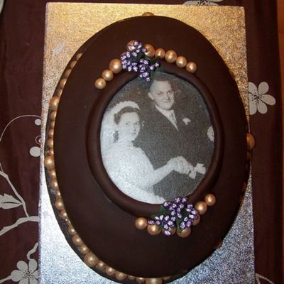 55Th Anniversary Cake