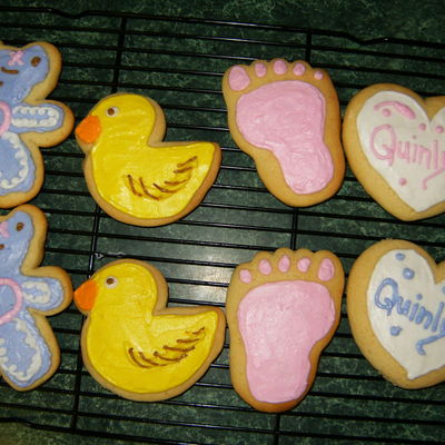New Baby Girl Cookies