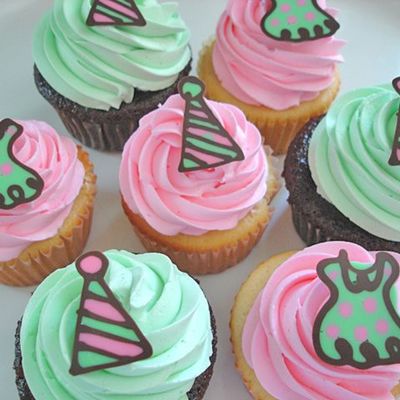 Party Dress Cupcakes