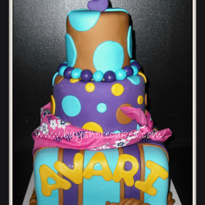 Miley Cyrus Themed Birthday Cake