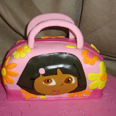Dora The Explorer Purse Cake
