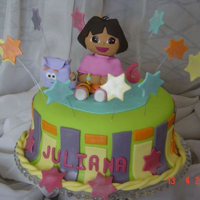 Dora The Explorer Cake