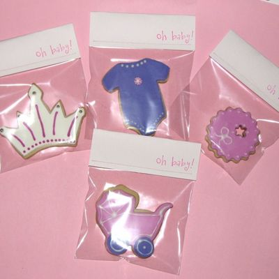 Packaged Baby Shower Cookie Favors