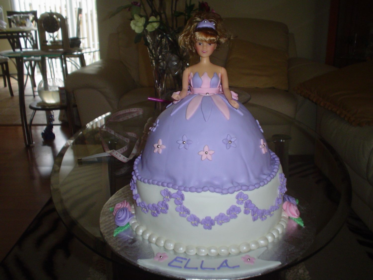 Lavender Doll Cake