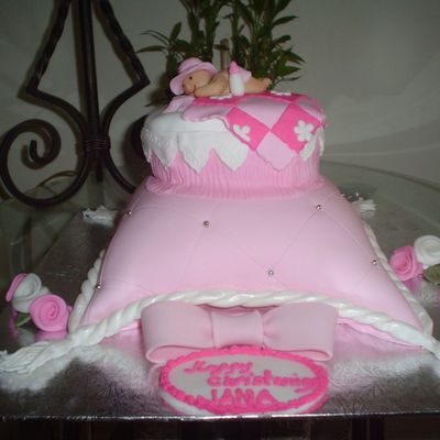 Pillow Baby Shower Cake