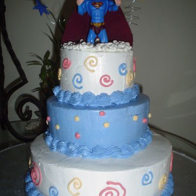 Superman Cake
