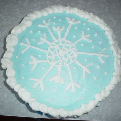 Snowflake Cake