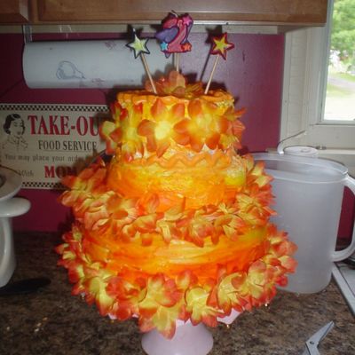 Luau Cake