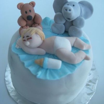 Baby Boy Mini Cake
