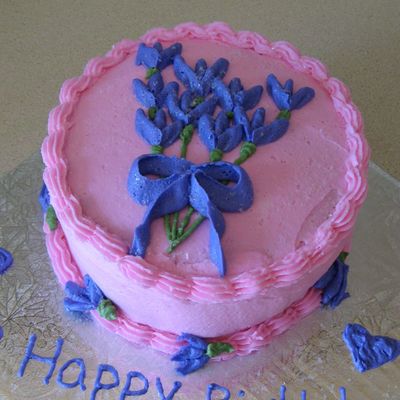 Sweet Pea Birthday Cake