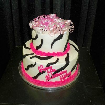 Zebra Print And Curling Ribbon