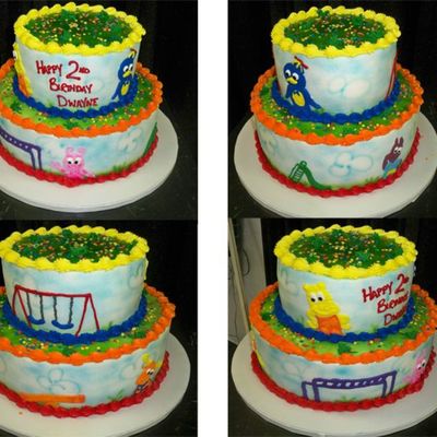 Backyardigans Tiered Cake