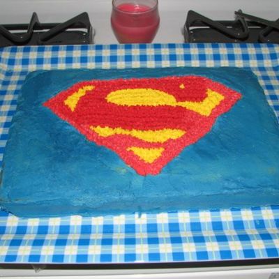 Superman Cake