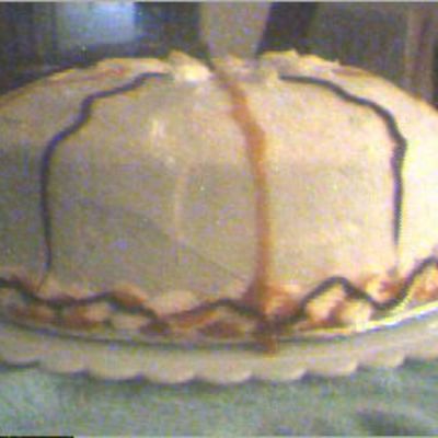 Caramel Cake With Bc, Chocolate And Caramel Drizzle