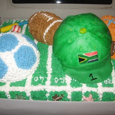 Sports Themed Cake