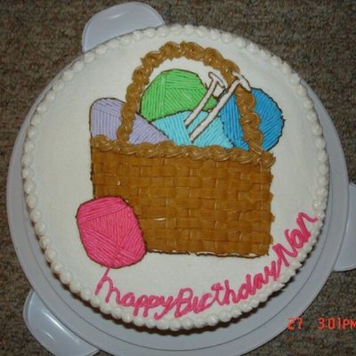 Knitting Cake For My Grandmother