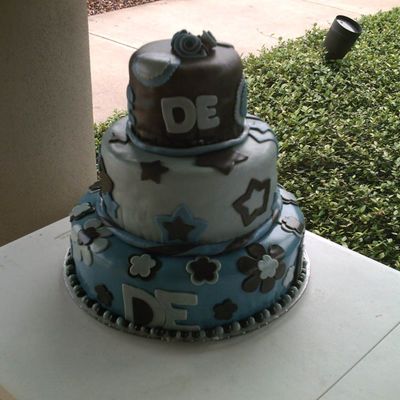 First 3 Tiered Cake