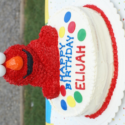 Elmo Birthday Cake