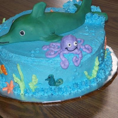 Dolphin Cake