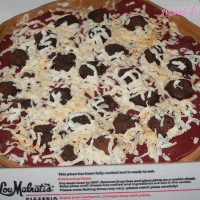Meatball Pizza