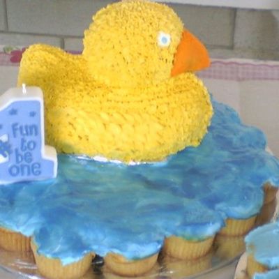 Duck In A Pond First Birthday