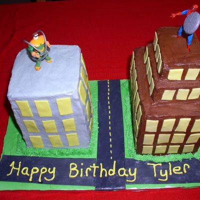 Nephew's Spiderman Cake