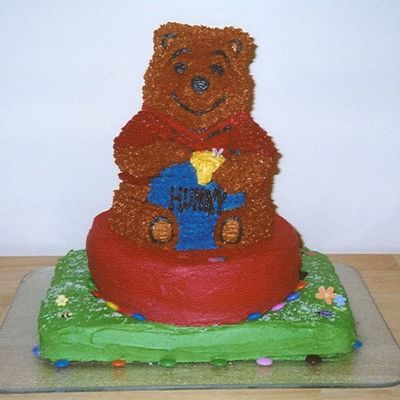 Winnie The Pooh 3-D Cake