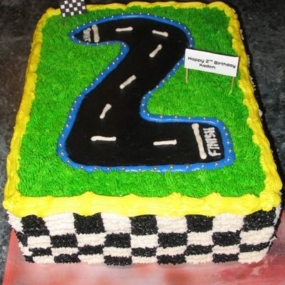 Racetrack Cake/2Nd Birthday Cake