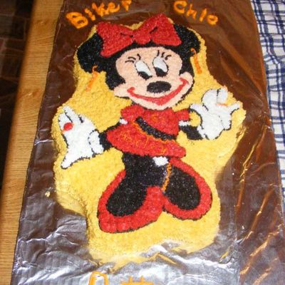 Minnie Mouse Goes Biking