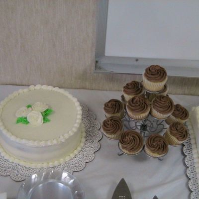 Carrot Cake And Cupcakes For Company Dinner