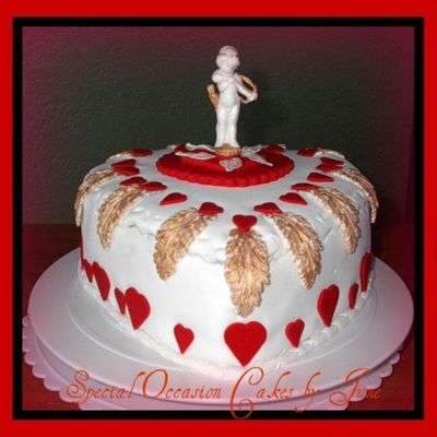 Cupid Valentine Cake