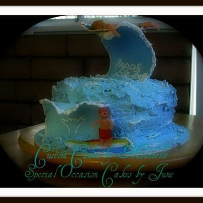 Surfer Cake For Ian